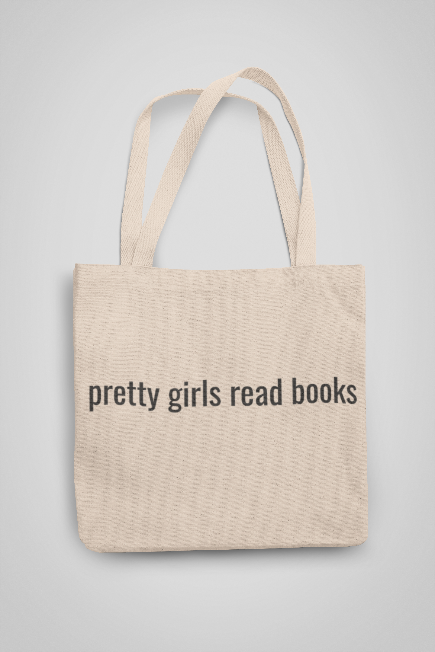 "Pretty Girls Read Books" tote bag