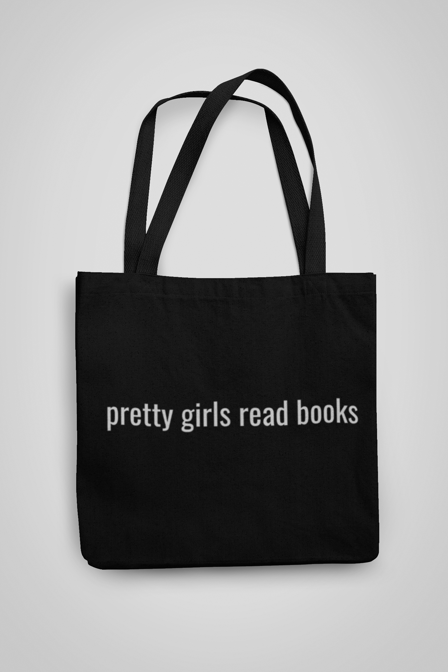 "Pretty Girls Read Books" tote bag