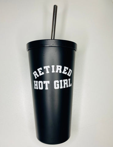 Retired Hot Girl Tumbler